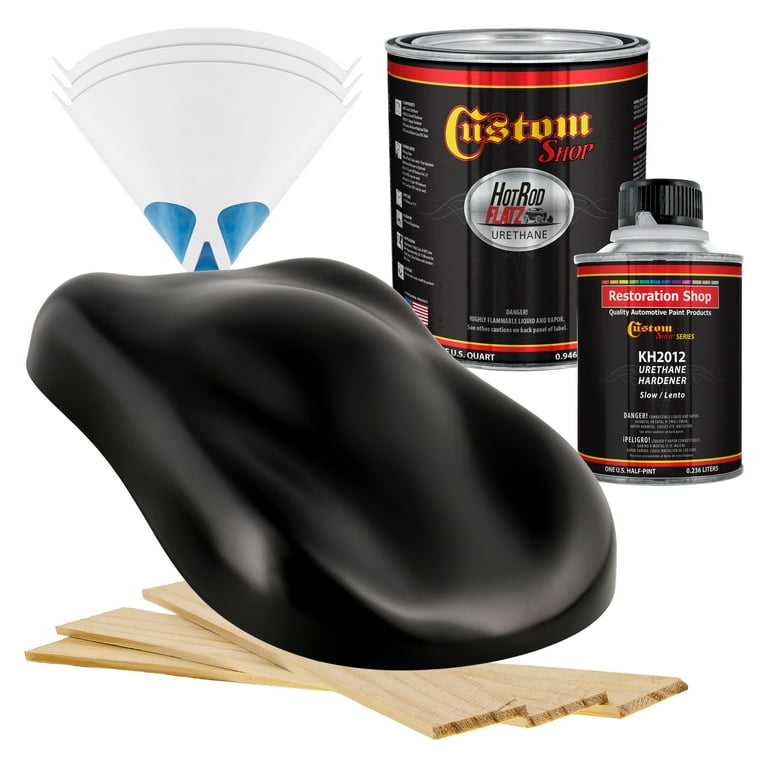 Metallic Jet Black Car Paint