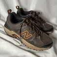 thumbnail image 3 of New Balance Brown And Orange All Terrain Hiking Shoes Men Size 7 4E See Desc., 3 of 6