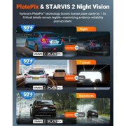 Vantrue N4S 3CH Triple Dash Cam | 2.7K+2.5K+2.5K Triple Sony STARVIS 2 | PlatePix | IP67 | GPS | 5GHz WiFi | Voice Control | LTE Ready | Parking Mode