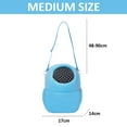 thumbnail image 2 of Mochila para perros Laklulu Pet, bolsa transpirable portátil para hámster erizo africano, bolso de mano, mochila de viaje para perros y gatos, 2 of 5