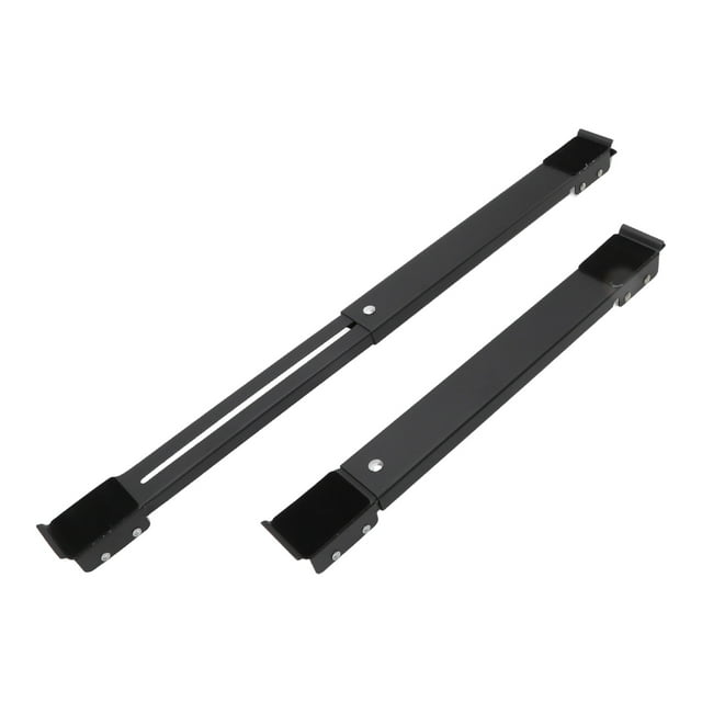 2pcs Rouleau d'Appareil à Meubles Résistant en Acier 300kg Charge Machine Extensible Base Mobile pour Lave-Vaisselle