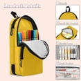 thumbnail image 4 of ALAZA Solid Yellow Pencil Case Pen Pouch Stationery Organizer Bag, 4 of 7