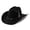 1-Black1744, variant on XIAOCHA Feather Accent Cowgirlhat Womens Adjustable Hat Band Outdoor Rodeo Western Cowboy Hat,Grey