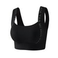 thumbnail image 4 of Curenmufel Racerback Bras for Women Sports Bras for Women High Support High Impact Sports Bras for Women Large Bust Push up Racerback Workout Running Bra (Black,L), 4 of 4