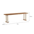 thumbnail image 2 of Lavish Home Bamboo Sink Shelf Countertop - Non-Slip Counter Organizer and Space-Saving Storage, 2 of 5