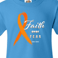 thumbnail image 4 of Inktastic Faith over Fear Leukemia Awareness with Orange Ribbon Youth T-Shirt, 4 of 5