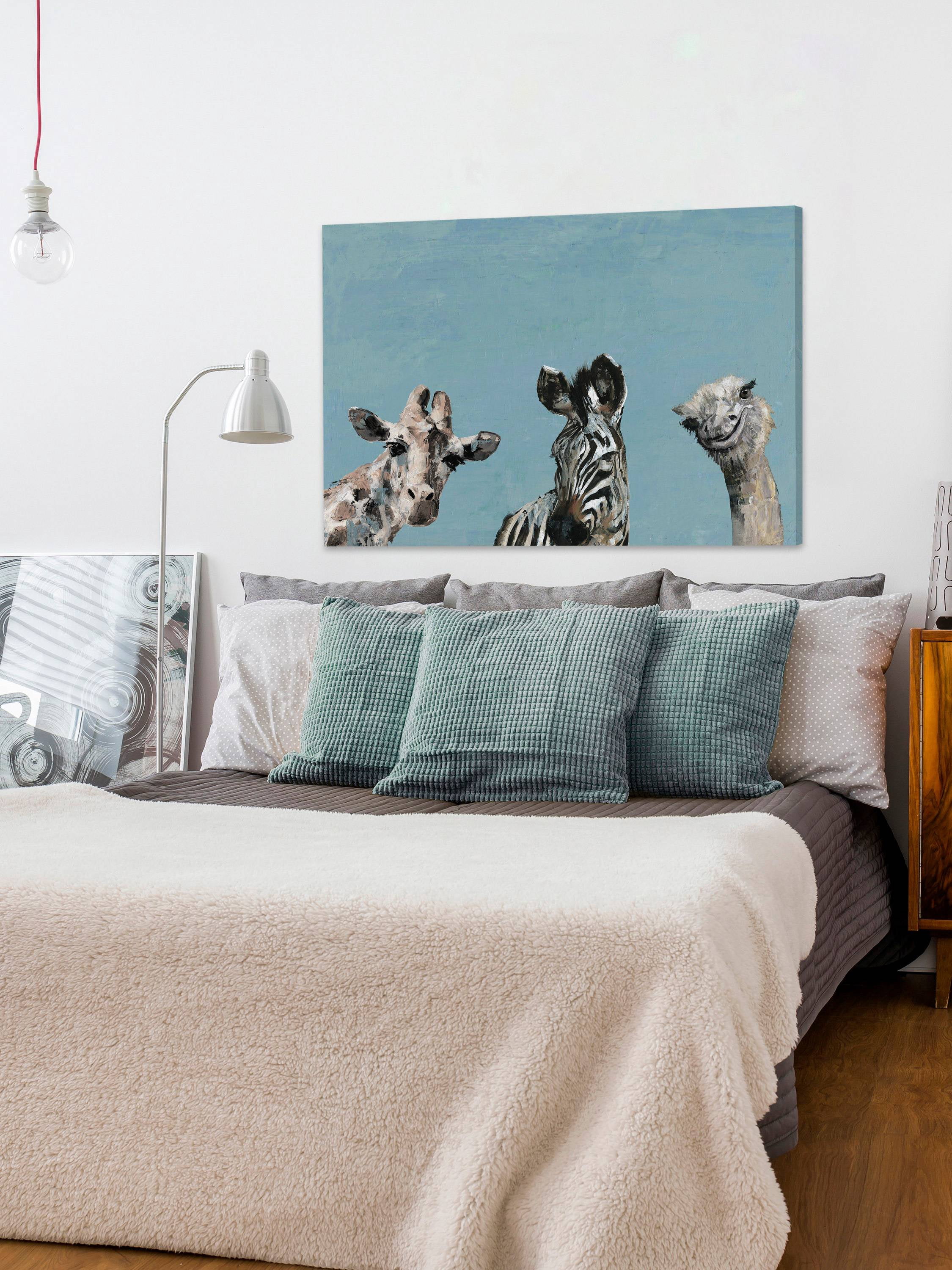 The Head Turners Painting Print on Wrapped Canvas