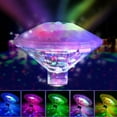 thumbnail image 1 of Swimming Pool Light  Floating Underwater Light LED Underwater Submersible Light Floating Light with Waterproof Color Changing for Swimming Pool Bathroom Pond Party, 1 of 9