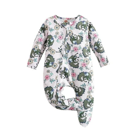 

KI-8jcuD Onesie Costum Kids Baby Unisex Cotton Floral Autumn Long Sleeve Cartoon Romper Jumpsuit Clothes 12 Month Romper Baby Boys Snowsuit Just One You By Clothes Boys 6-12 Months Short Sleeve Zipp