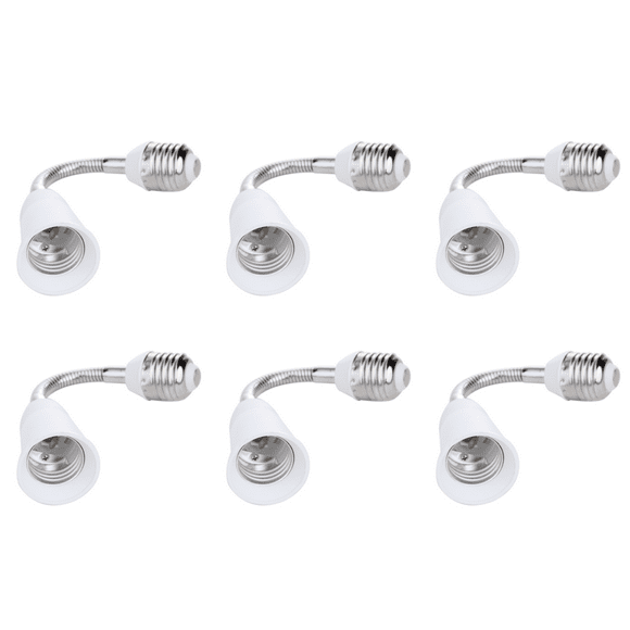 Peggybuy E27 LED Light Bulb Lamp Holder Flexible Extension Adapter Socket (20cm)