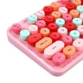 thumbnail image 4 of Mofii Sweet Keyboard Mouse Combo Mixed Color 2.4G Wireless Keyboard Mouse Set Circular Suspension Key Cap for PC Laptop Pink, 4 of 7