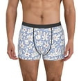 thumbnail image 2 of Bingfone Rabbit And Floral Men's Underwear - Casual Stretch Boxer Briefs-Small, 2 of 7