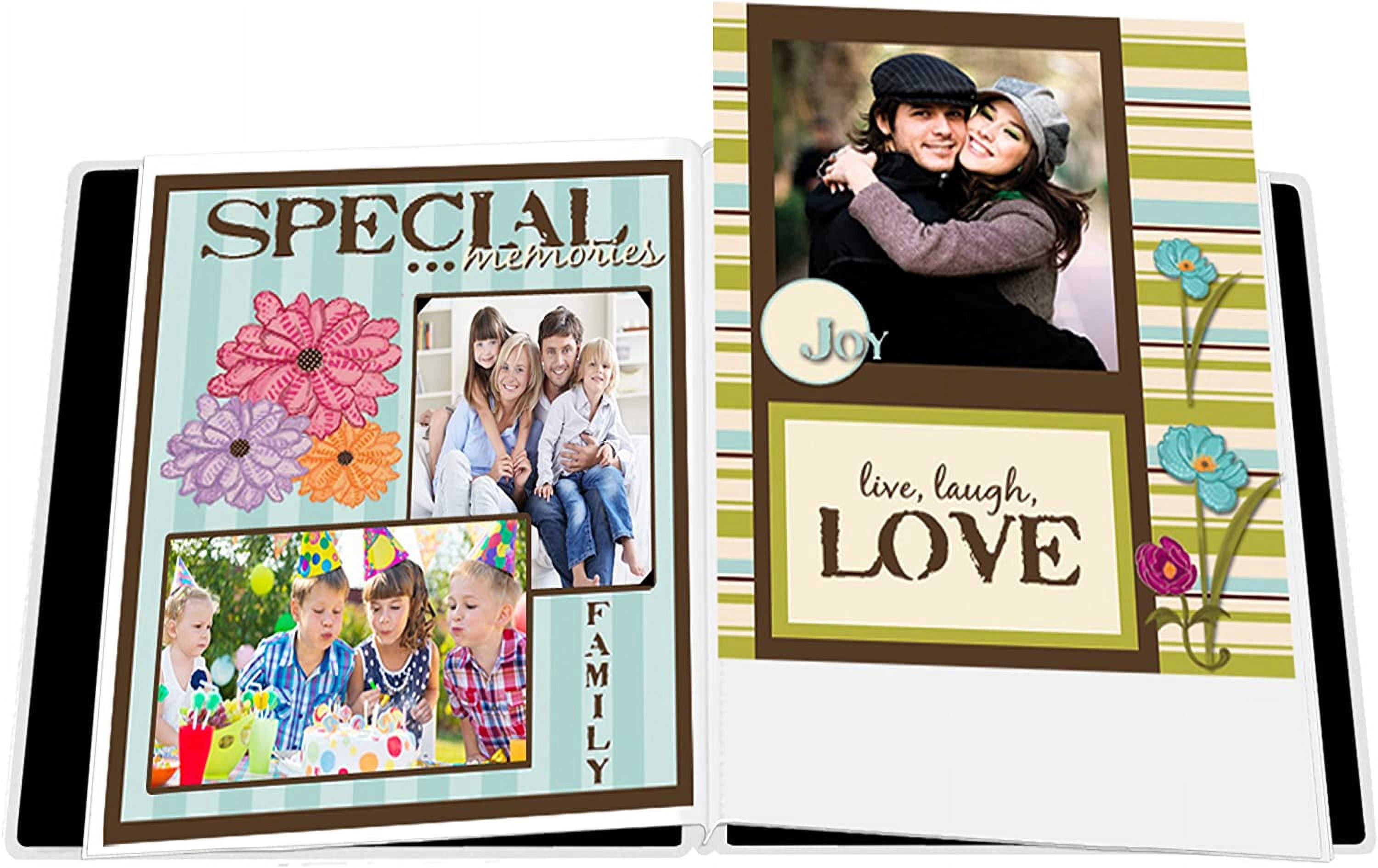 Pioneer Family Treasures Deluxe 12x15 White Scrapbook