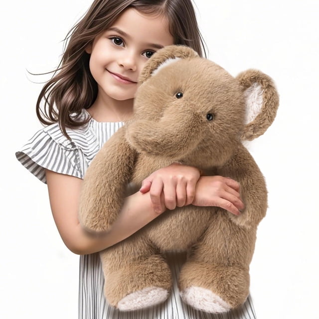 Peluche de peluche iPlay iLearn Elephant Soft Baby de 45 cm