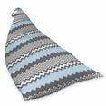 thumbnail image 2 of Abstract Lounger Chair Bag, Vintage and Chevron Like Random Zigzags Geometrical Repetitive Illustration, High Capacity Storage with Handle Container, Lounger Size, Sky Blue Dimgray, by Ambesonne, 2 of 5