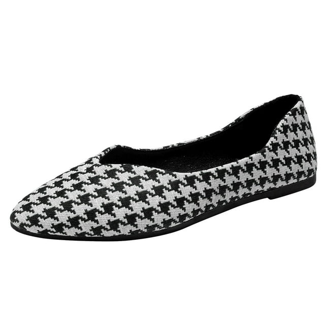 TIEVOSA Chaussures pour Femmes Mode Chaussures Plates Confortables Chaussures Décontractées Souples Usage Quotidien