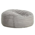 thumbnail image 2 of Sealy Kade 6 ft. Faux Mink Fur Foam Bean Bag Lounger, 2 of 10