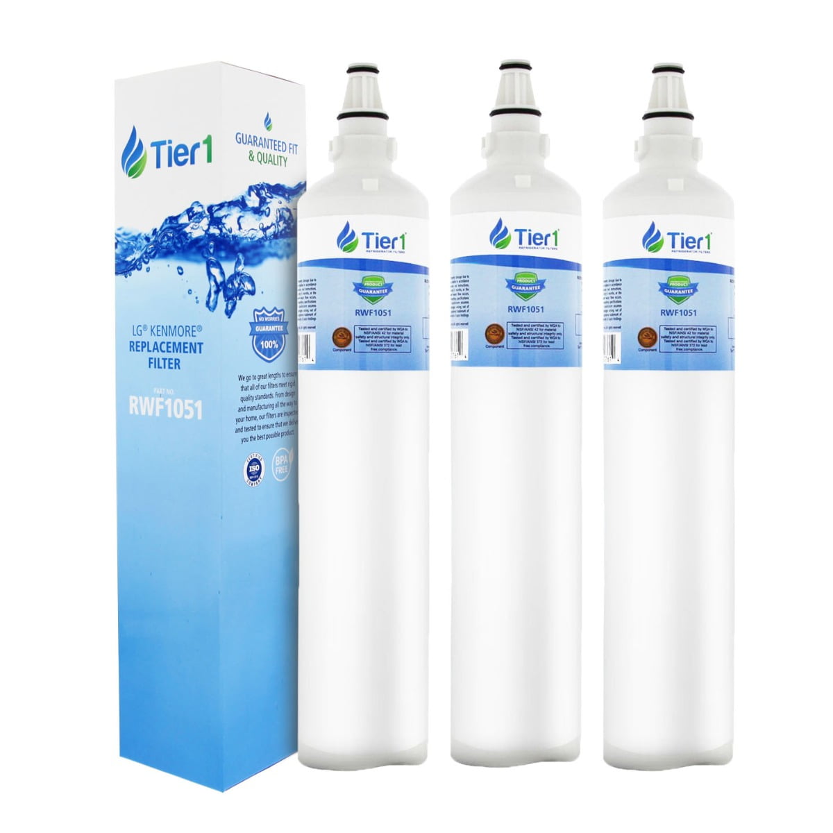 PerfectPure LT500P 5231JA2002A 46-9890 GEN11042FR-08 LG Replacement Water Filter 