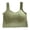 Green, variant on Opvise Wireless Push-Up Bra Natural Lift Seamless Vest Type Thin Elastic Straps Full Coverage Bra Great Support Bra Everyday Wear Underwear Black