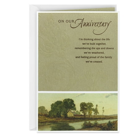 Hallmark Anniversary Card for Spouse (Filling My Days With Happiness)