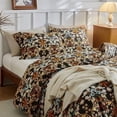 thumbnail image 2 of Vintage Floral Duvet Cover Queen Size Farmhouse Boho Duvet Cover Set Cotton Percale Flowers Pattern Printed Bedding Set with 2 Pillowcases Perfect for Him and Her-Queen Size, 2 of 7