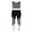 Grey, variant on iiniim Kids Girls Two Piece Dance Outfit Tracksuit Crop Top with Athletic Legging Pants for Gym Sport Workout