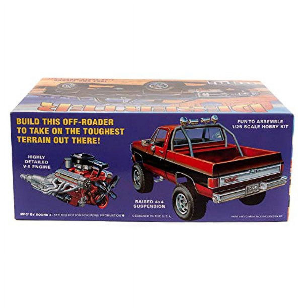 プラッツ MPC847 1/25 1984 GMC ピックアップトラック (成形色:ホワイト) ggw725x Amazon.com: MPC 1984 GMC Pickup 1:25 Scale Model Kit (Black