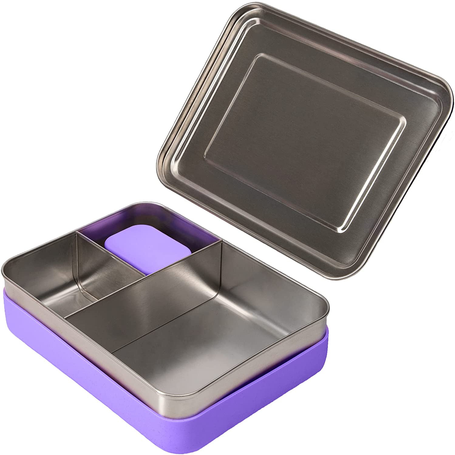 JSCARES Stainless Steel Bento Box Adult Lunch Box, 3 Stackable Bento Lunch  Containers, Portable Mode…See more JSCARES Stainless Steel Bento Box Adult