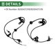 thumbnail image 5 of Sensores de velocidad de rueda ABS Unique Bargains Sensor del sistema de frenos antibloqueo para Mazda 3 2004-2012 No.BP4K43701A Frontal Izquierdo Derecho, 5 of 7