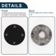 thumbnail image 5 of Cubierta de botón de control multimedia Unique Bargains iDrive Knob Trim Sticker para BMW 1' F20 F21 Consola central negra, 5 of 6