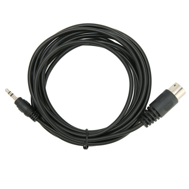7 Pin DIN MIDI Male To 3.5mm Male Cable, MIDI DIN 7 Pin Male To 3.5mm Cable Plug And Play Replacement Stereo Durable HiFi For Computer For Stereo Device