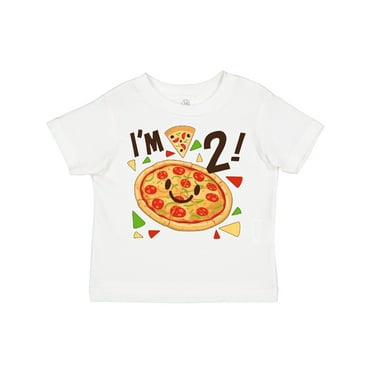 Inktastic Im Two! Pizza Birthday Party Boys or Girls Toddler T-Shirt