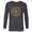 Charcoal Heather, variant on Marvel 85th Anniversary We Are Groot Captain America Shield - Long Sleeve T-Shirt for Men - Customized-Charcoal Heather