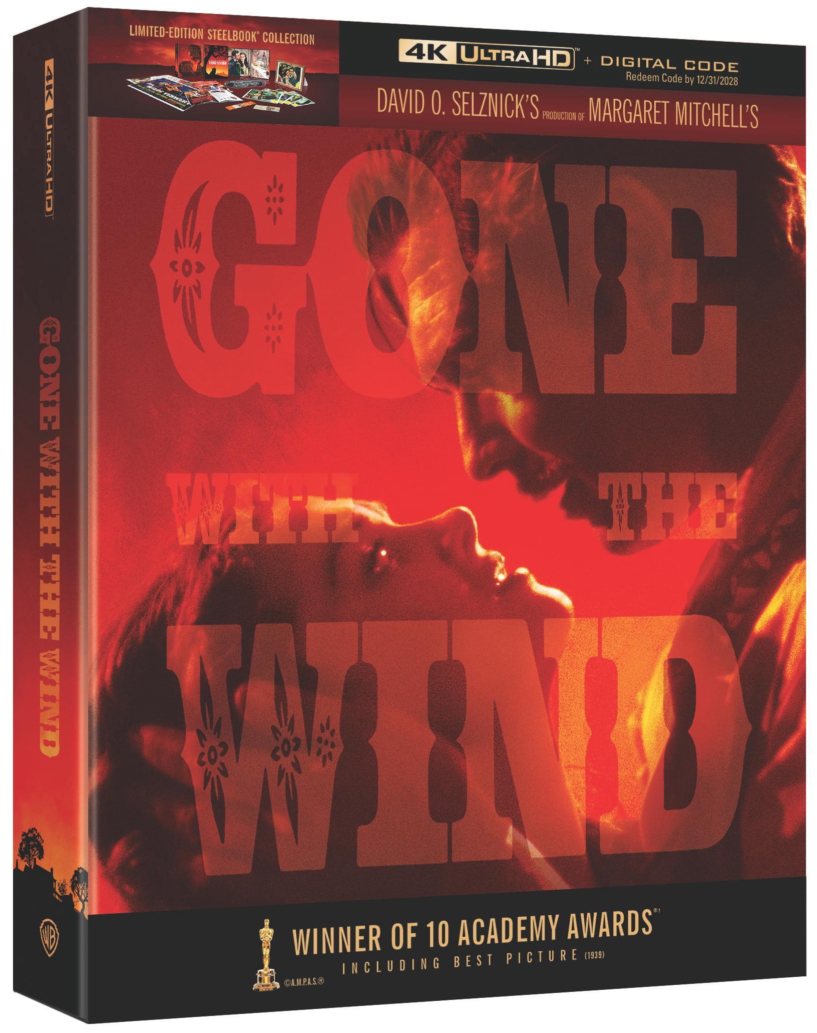 Gone With The Wind Collection (Walmart Exclusive) (Steelbook) (4K Ultra HD + Digital Copy), Drama, Warner Bros.