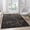 Black, variant on LUXE WEAVERS Modern Abstract Nature Black 2x3 Entryway Rug, Non-Shedding Hallway Carpet
