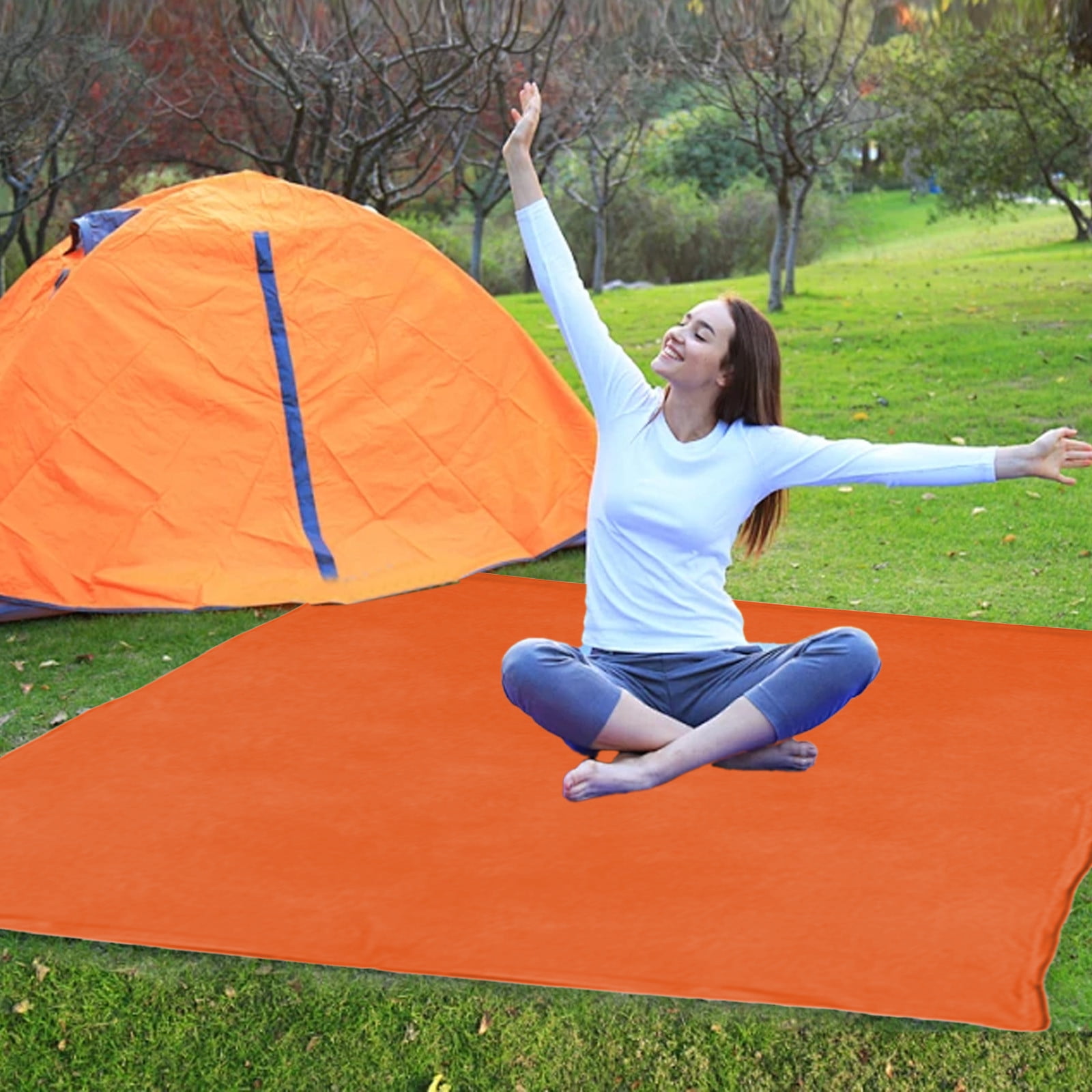 Camping Warm Weather Sleeping Bag, Soft Polyester Ripstop Adult Sleeping Bag, Spacious 75x180cm Thermal Sleeping Bag, Detachable Zippered Camping Bag with Storage Sack for Outdoor Camping Trips