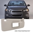 thumbnail image 4 of Left Driver Side / Right Passenger Side Sun Visor, P95327509 Adjustable Grey Sun Visor for Sonic Aveo 2011-2016, Block UV Light, 4 of 7