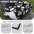 thumbnail image 5 of Yuyamidu Skull Golf Cart Seat Covers with Pockets Rose Golf Cart Seat Blanket for Club Car Seat Towel Blanket Golf Cart Accessories Easy to Install, 5 of 7