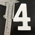 thumbnail image 5 of GOOHOCHY Wooden Table Number Holder for Wedding Decor Style White PP Material 8CM, 5 of 8