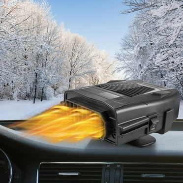 JahyShow Auto Car Heater Fan Plug in Defogger & Defroster 12V 150W 360 Degree Rotation Portable Car Electric Fast Heating Cooling Fan Car Windshield Defroster for All Cars