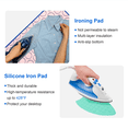 thumbnail image 5 of Portable Ironing Mat for Table Top Iron Pad for Countertop Thick Ironing Blanket Over The Door Steamer Pad Washer Dryer Heat Resistant Mat Travel Ironing Board (27.5"x15.75"), 5 of 9