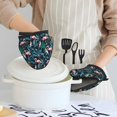thumbnail image 6 of Pofeuu Flamingos And Birds Print Thickened Mini Silicone Oven Mitts Heat Resistant, Rubber Oven Mitt Gloves, Finger Pinch Grips, Pot Holder, Silicone Potholder, 6 of 7