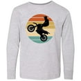 thumbnail image 3 of Inktastic Dirt Biking Motocross Retro Long Sleeve Youth T-Shirt, 3 of 5