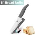thumbnail image 3 of Myvit 6-inch Serrated Bread Knife Sharp Ceramic Kitchen Knife Rustproof Ceramic Blade Cutter Tool, 3 of 5
