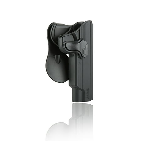 CYTAC 1911 Paddle Holster with Trigger Release 360 degree Adjustable Cant, Polymer Holster Injection Molded for 1911 5