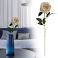 thumbnail image 2 of Chenmei Articles Essentiels Populaires pour la Maison : Fleurs Artificielles Roses Réalistes Longues Roses Rouges Bouquet pour Centre de Table de Mariage Décoration de la Maison et Saint-Valentin, 2 of 9