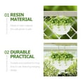 thumbnail image 5 of 4 Sets Wall Plant Holder Wall Resin Flower Pot Balcony Plant Planter Wall Hanging Plant Pot, 5 of 6