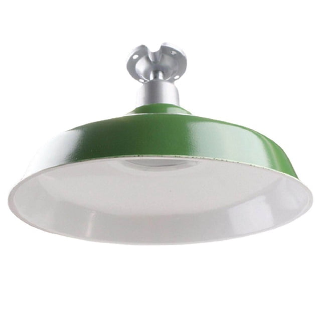 facefd Vintage Enamel Light Shade Bulb Guard Green Replacement Multi Functional 30cm Shallow