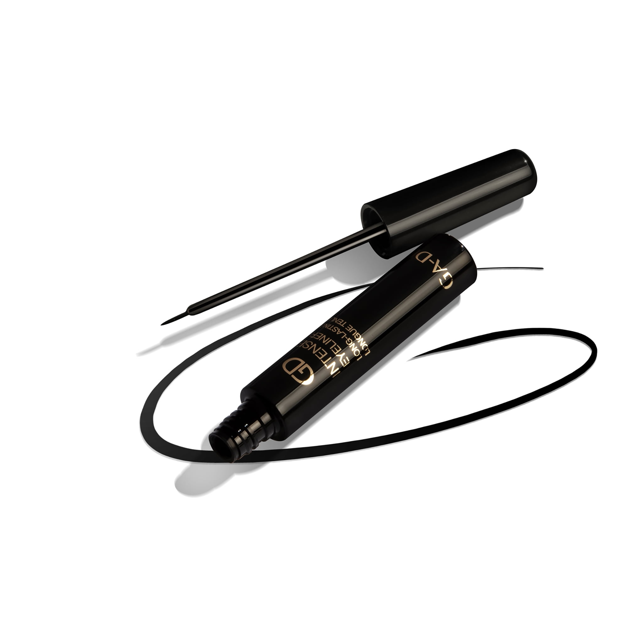 GA-DE Eye Liner Intense Long Lasting, Liquid Eyeliner, Black, 0.27 oz