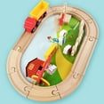 thumbnail image 2 of Vías de ferrocarril de Vías de juguete de de construcción con temática de granja de juguetes para cultivar, 2 of 9